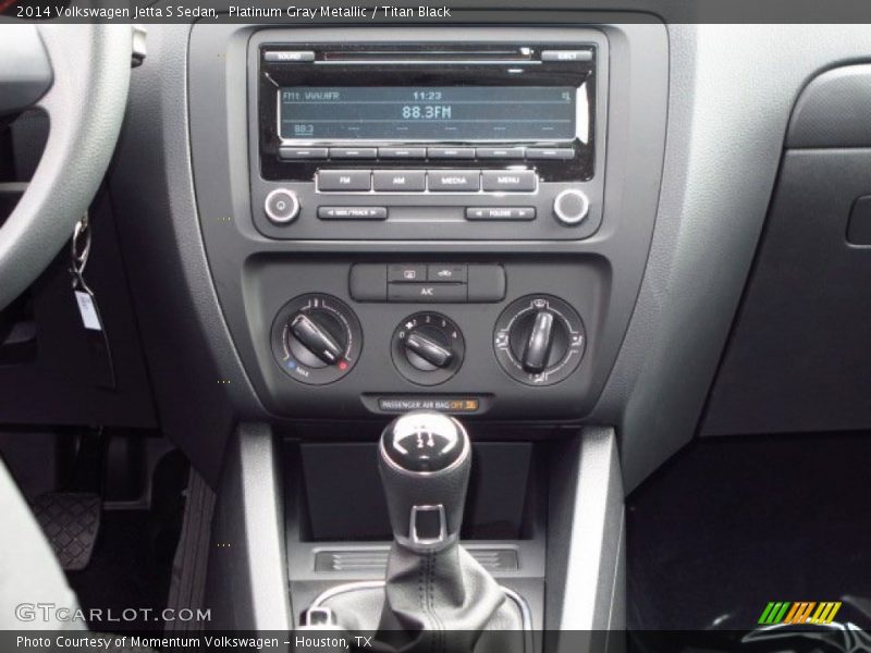 Controls of 2014 Jetta S Sedan