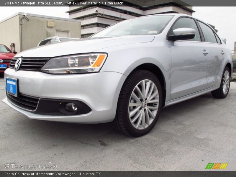 Reflex Silver Metallic / Titan Black 2014 Volkswagen Jetta SEL Sedan