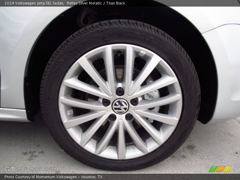 Reflex Silver Metallic / Titan Black 2014 Volkswagen Jetta SEL Sedan
