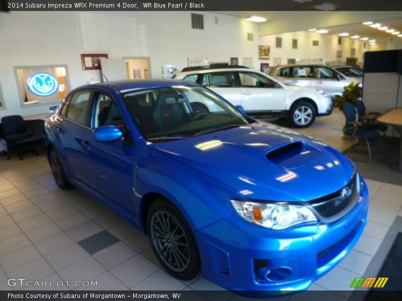 WR Blue Pearl / Black 2014 Subaru Impreza WRX Premium 4 Door