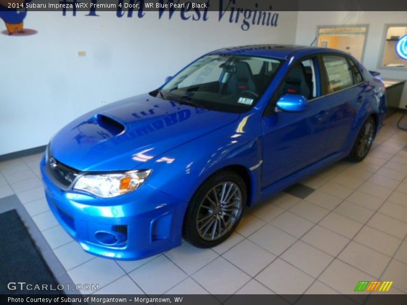 WR Blue Pearl / Black 2014 Subaru Impreza WRX Premium 4 Door