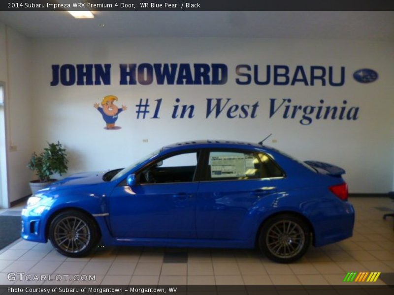 WR Blue Pearl / Black 2014 Subaru Impreza WRX Premium 4 Door