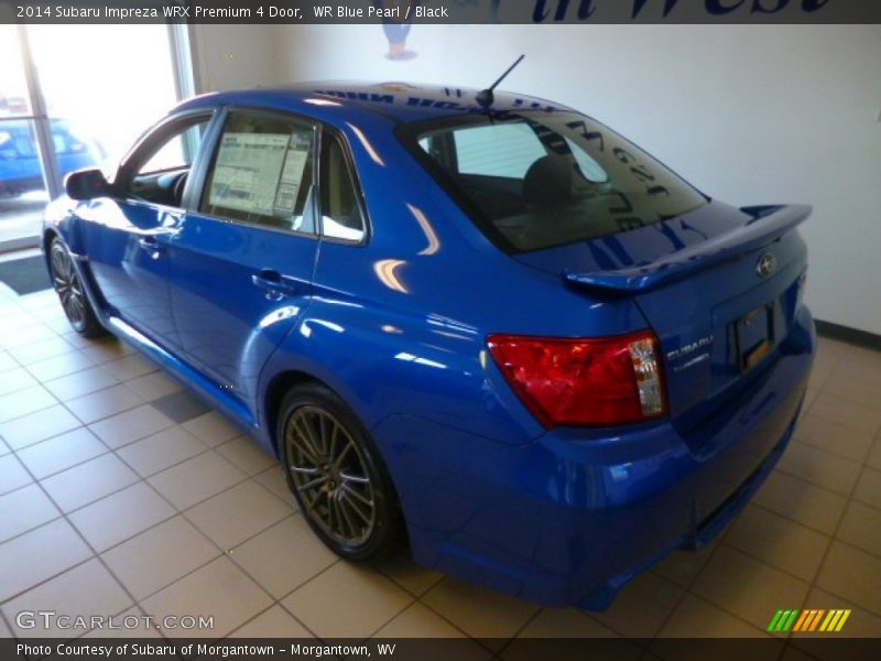 WR Blue Pearl / Black 2014 Subaru Impreza WRX Premium 4 Door