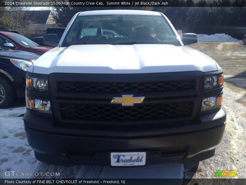 Summit White / Jet Black/Dark Ash 2014 Chevrolet Silverado 1500 High Country Crew Cab