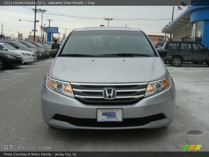 Alabaster Silver Metallic / Gray 2011 Honda Odyssey EX-L