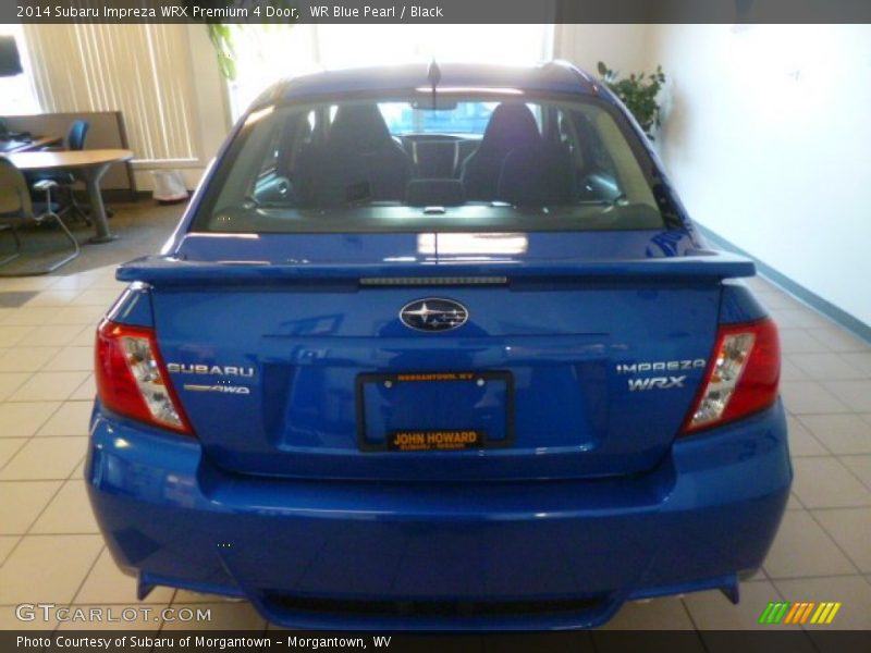 WR Blue Pearl / Black 2014 Subaru Impreza WRX Premium 4 Door