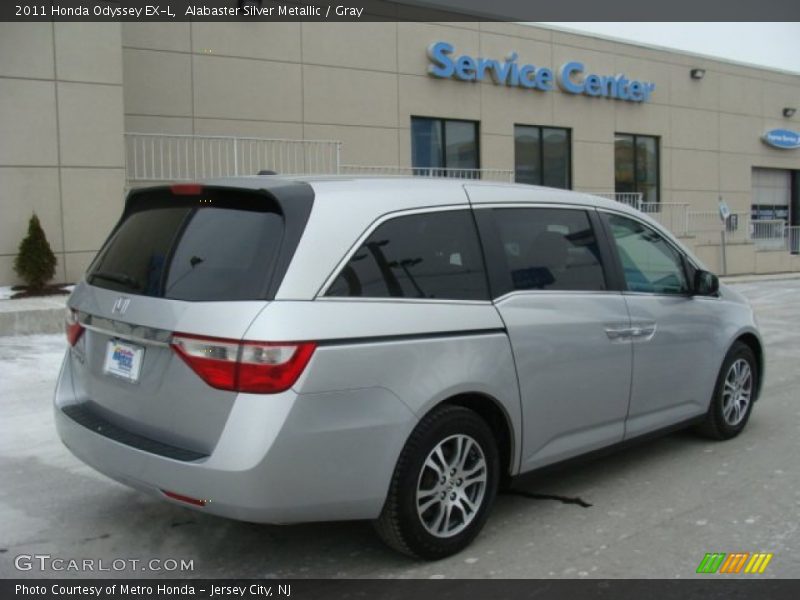 Alabaster Silver Metallic / Gray 2011 Honda Odyssey EX-L