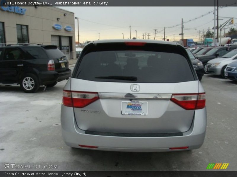 Alabaster Silver Metallic / Gray 2011 Honda Odyssey EX-L