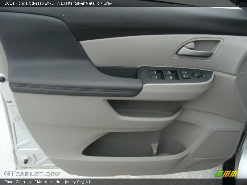 Alabaster Silver Metallic / Gray 2011 Honda Odyssey EX-L