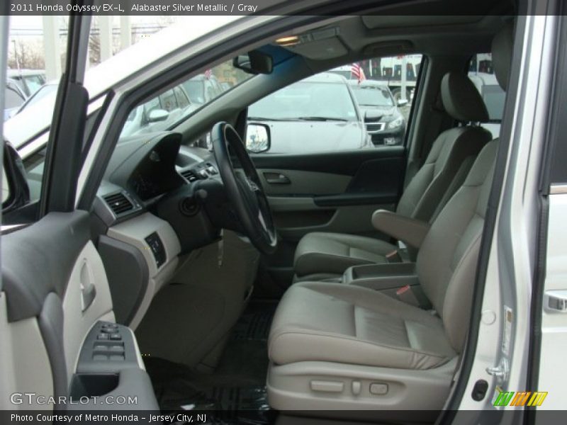 Alabaster Silver Metallic / Gray 2011 Honda Odyssey EX-L