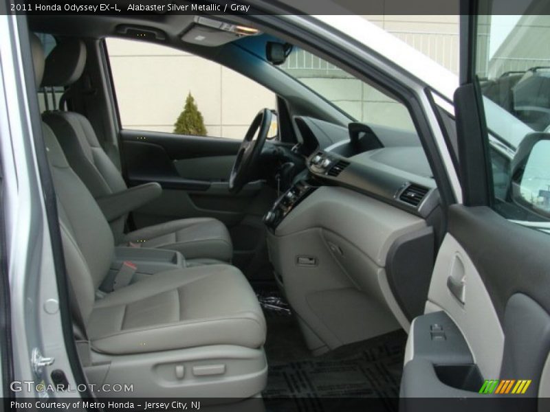 Alabaster Silver Metallic / Gray 2011 Honda Odyssey EX-L
