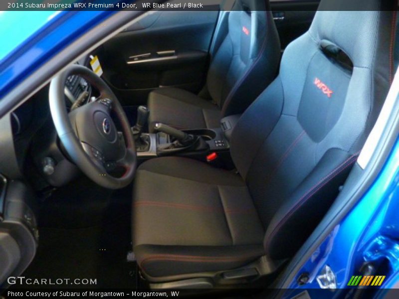 WR Blue Pearl / Black 2014 Subaru Impreza WRX Premium 4 Door