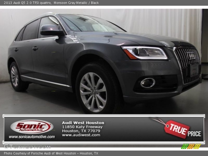 Monsoon Gray Metallic / Black 2013 Audi Q5 2.0 TFSI quattro