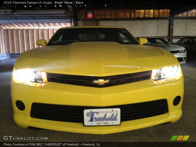 Bright Yellow / Black 2014 Chevrolet Camaro LS Coupe