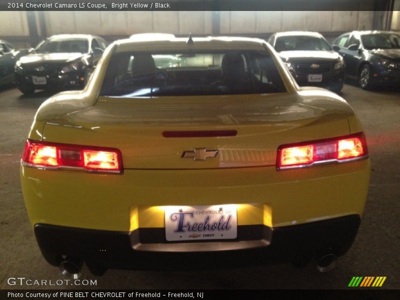 Bright Yellow / Black 2014 Chevrolet Camaro LS Coupe
