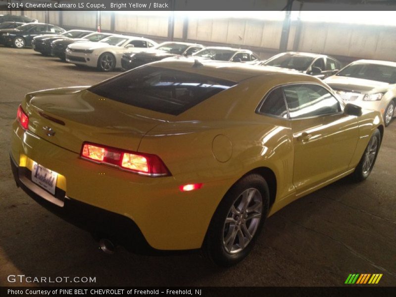 Bright Yellow / Black 2014 Chevrolet Camaro LS Coupe