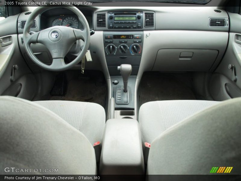 Dashboard of 2005 Corolla CE