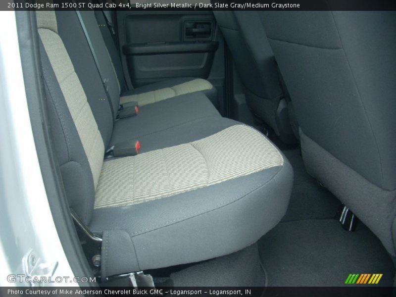 Bright Silver Metallic / Dark Slate Gray/Medium Graystone 2011 Dodge Ram 1500 ST Quad Cab 4x4