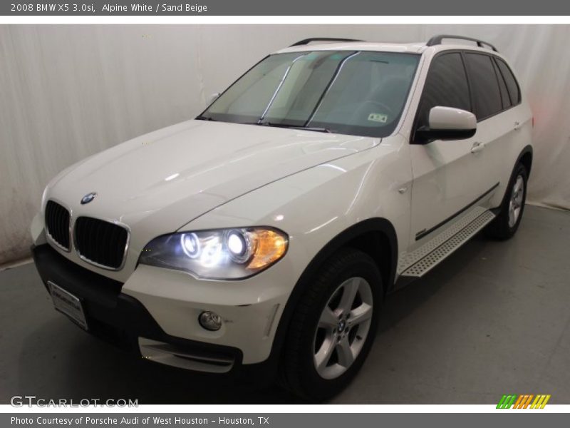 Alpine White / Sand Beige 2008 BMW X5 3.0si