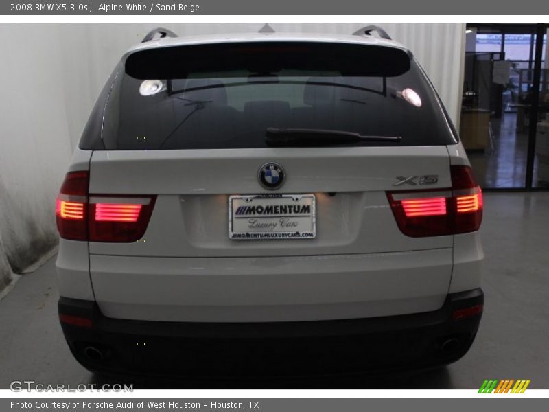 Alpine White / Sand Beige 2008 BMW X5 3.0si