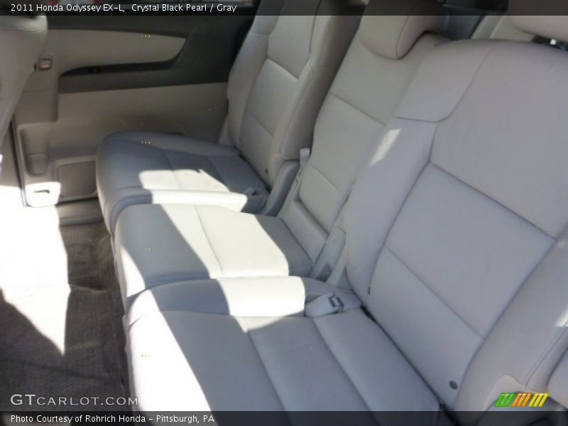 Crystal Black Pearl / Gray 2011 Honda Odyssey EX-L