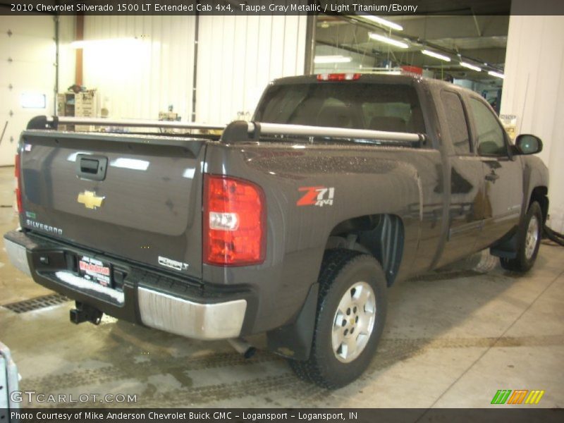 Taupe Gray Metallic / Light Titanium/Ebony 2010 Chevrolet Silverado 1500 LT Extended Cab 4x4