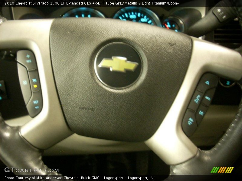 Taupe Gray Metallic / Light Titanium/Ebony 2010 Chevrolet Silverado 1500 LT Extended Cab 4x4
