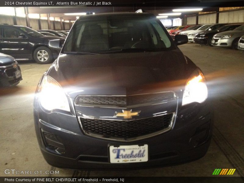 Atlantis Blue Metallic / Jet Black 2014 Chevrolet Equinox LT