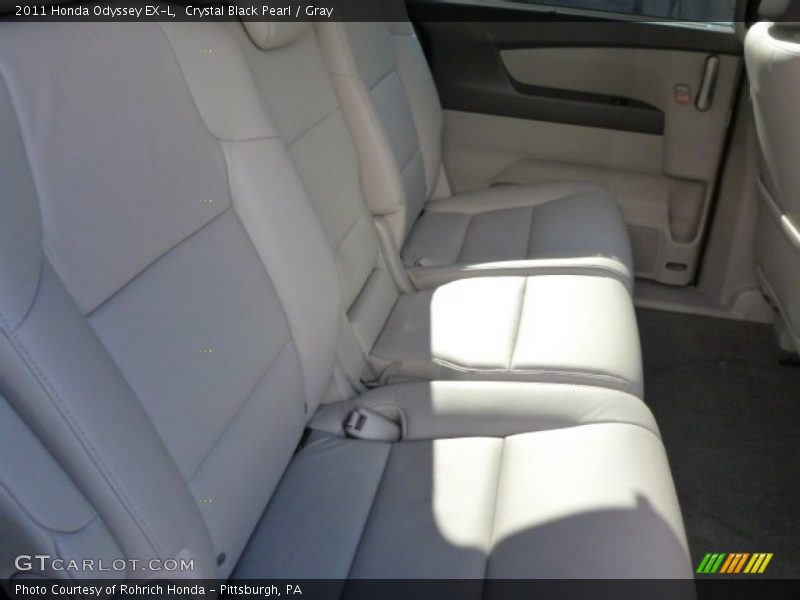 Crystal Black Pearl / Gray 2011 Honda Odyssey EX-L
