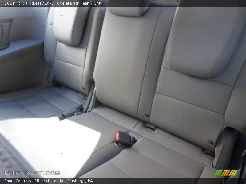 Crystal Black Pearl / Gray 2011 Honda Odyssey EX-L