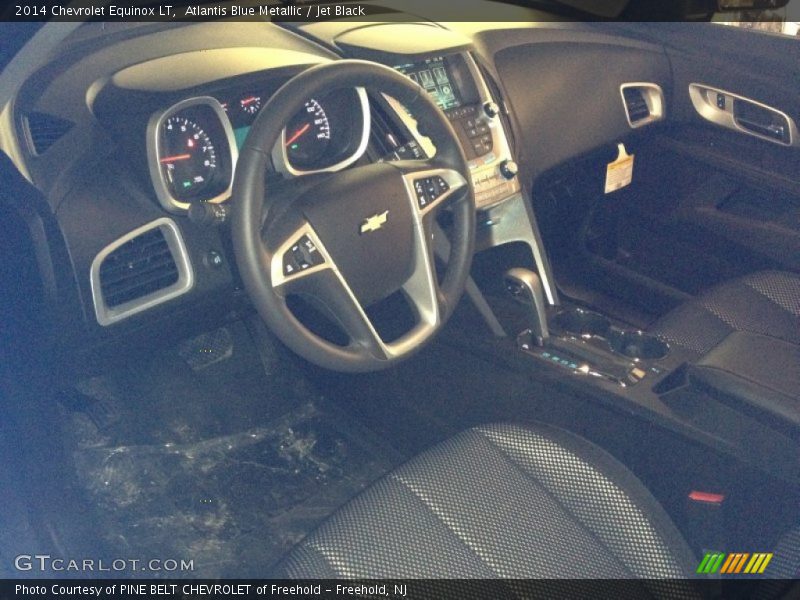 Atlantis Blue Metallic / Jet Black 2014 Chevrolet Equinox LT