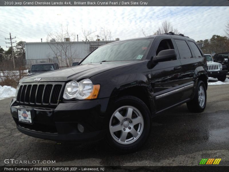 Brilliant Black Crystal Pearl / Dark Slate Gray 2010 Jeep Grand Cherokee Laredo 4x4