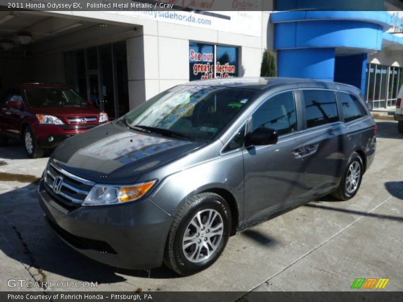 Polished Metal Metallic / Gray 2011 Honda Odyssey EX