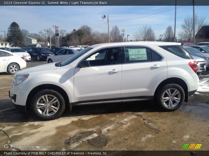 Summit White / Light Titanium/Jet Black 2014 Chevrolet Equinox LS