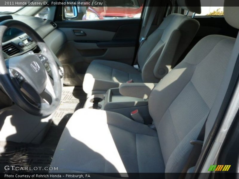 Polished Metal Metallic / Gray 2011 Honda Odyssey EX