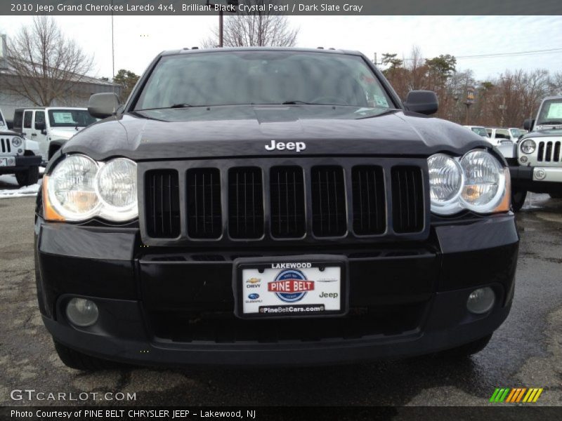 Brilliant Black Crystal Pearl / Dark Slate Gray 2010 Jeep Grand Cherokee Laredo 4x4