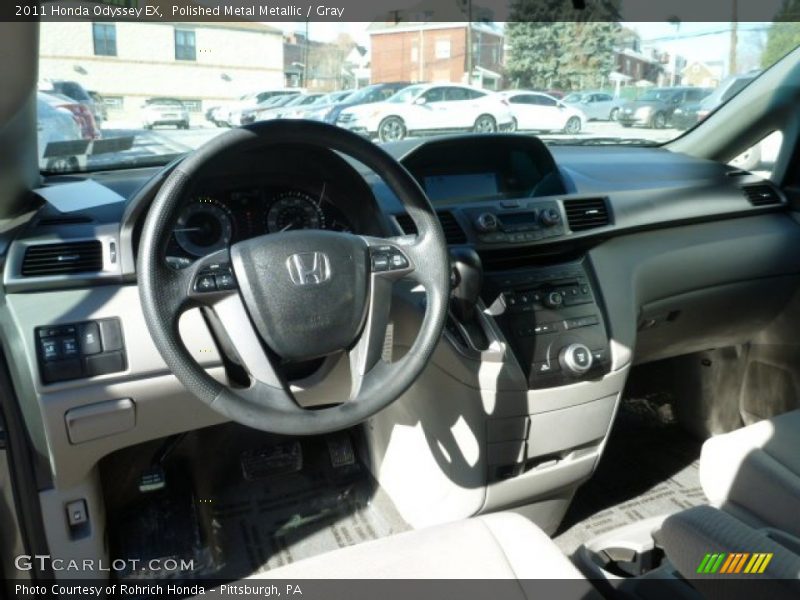 Polished Metal Metallic / Gray 2011 Honda Odyssey EX