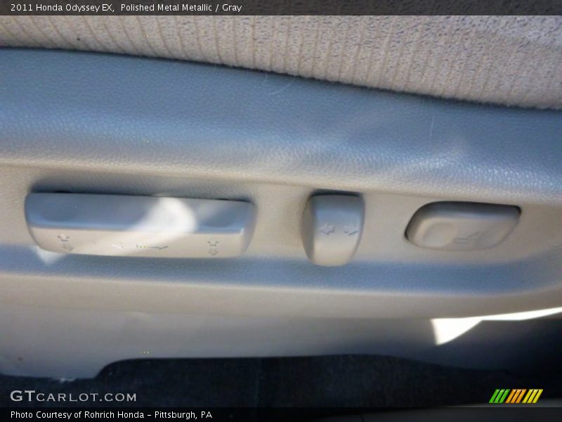 Polished Metal Metallic / Gray 2011 Honda Odyssey EX