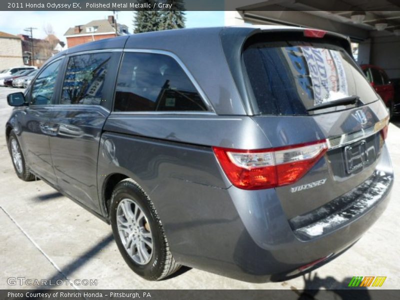 Polished Metal Metallic / Gray 2011 Honda Odyssey EX