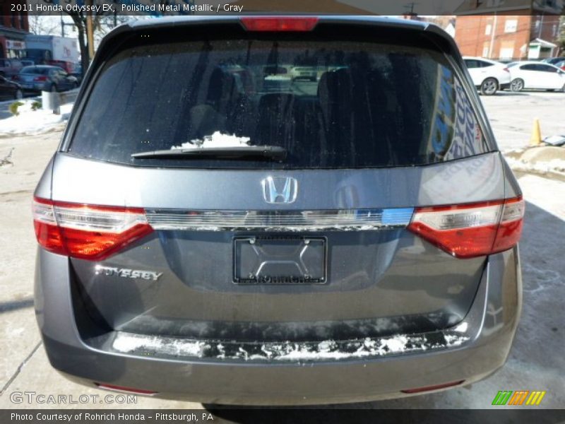 Polished Metal Metallic / Gray 2011 Honda Odyssey EX