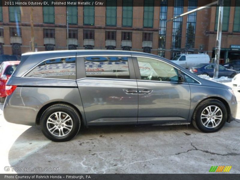 Polished Metal Metallic / Gray 2011 Honda Odyssey EX