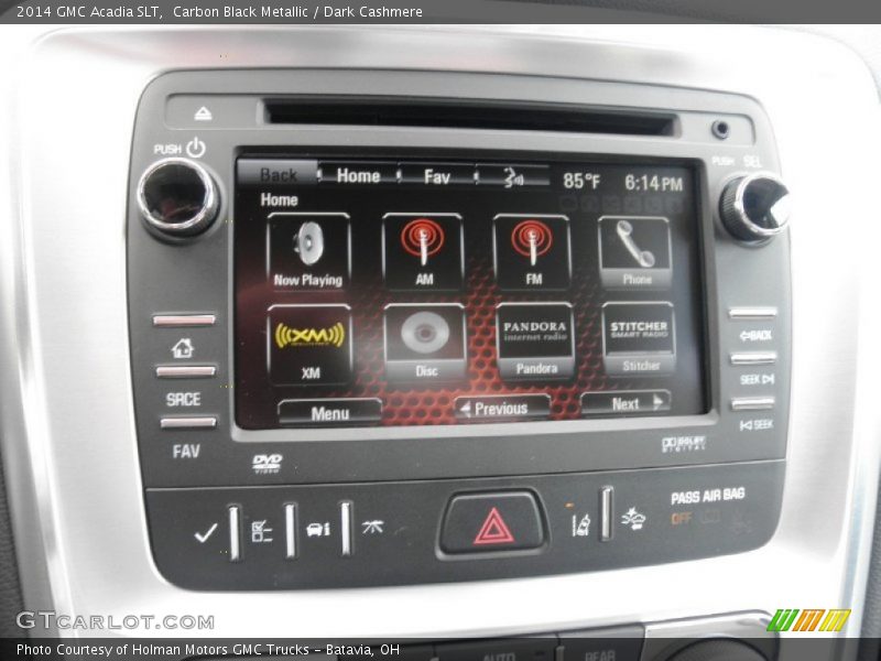 Carbon Black Metallic / Dark Cashmere 2014 GMC Acadia SLT