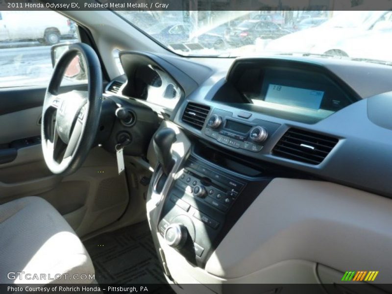 Polished Metal Metallic / Gray 2011 Honda Odyssey EX