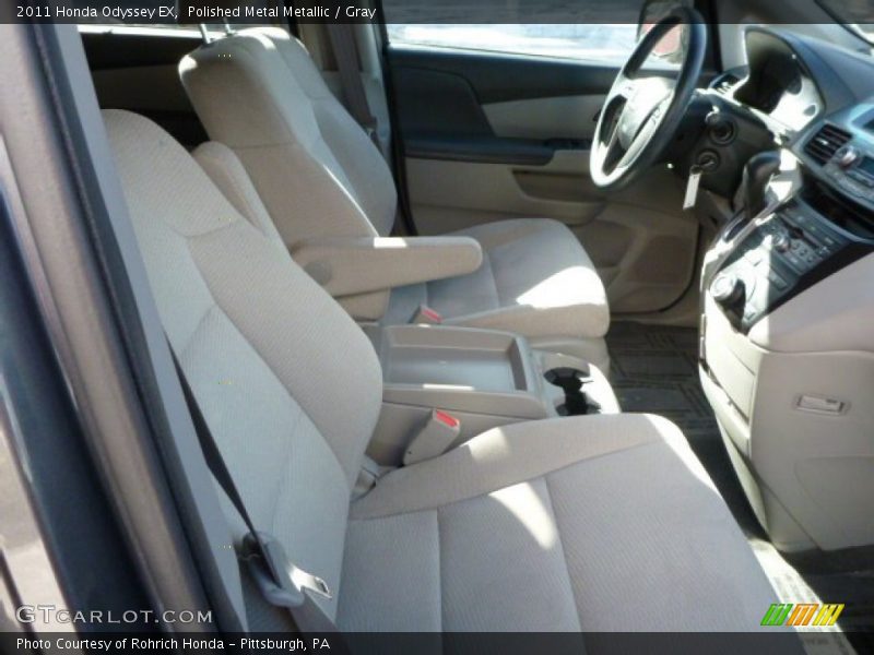 Polished Metal Metallic / Gray 2011 Honda Odyssey EX