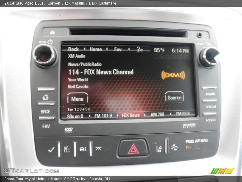 Carbon Black Metallic / Dark Cashmere 2014 GMC Acadia SLT