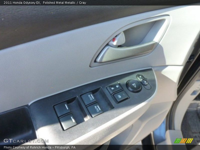 Polished Metal Metallic / Gray 2011 Honda Odyssey EX