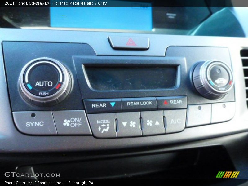 Polished Metal Metallic / Gray 2011 Honda Odyssey EX