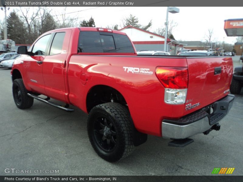 Radiant Red / Graphite Gray 2011 Toyota Tundra SR5 Double Cab 4x4