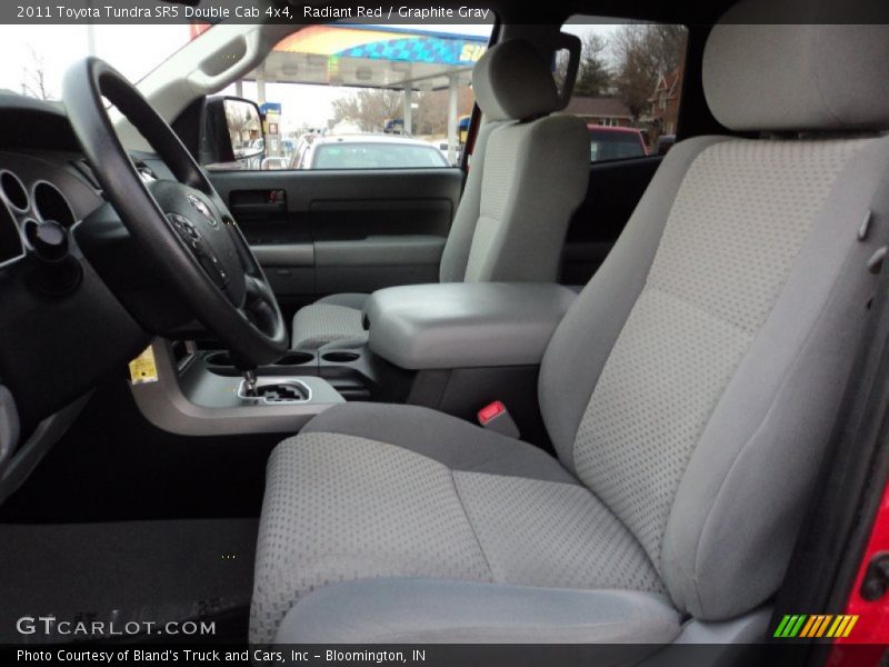 Radiant Red / Graphite Gray 2011 Toyota Tundra SR5 Double Cab 4x4