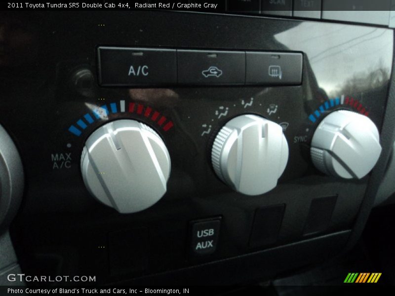 Radiant Red / Graphite Gray 2011 Toyota Tundra SR5 Double Cab 4x4